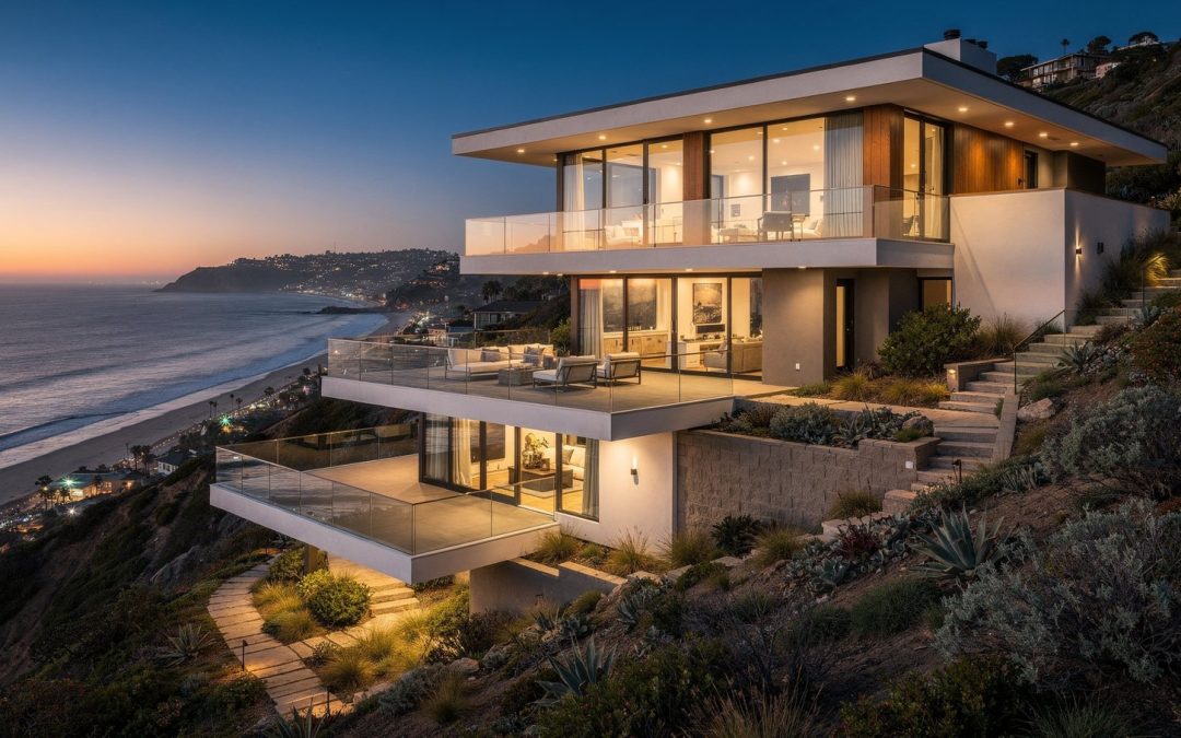 Laguna Beach Architectural Rendering & Hillside 3D Visualization